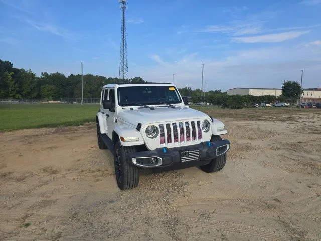 Used 2023 White Jeep Sahara 4xe image 13