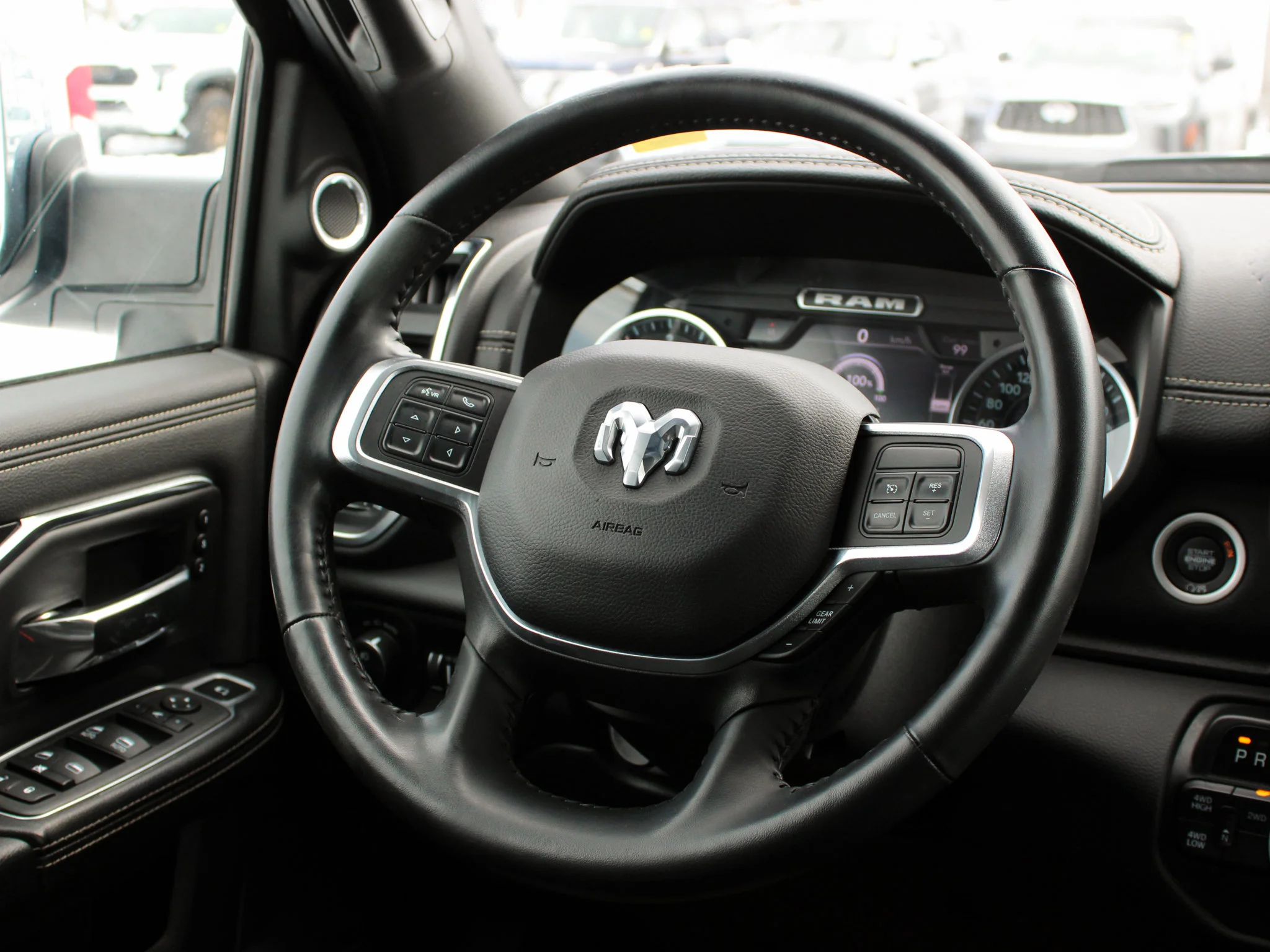 Certified Used 2022 Black RAM Laramie * Leather, Power Running Boards, Heated Seats, Towing Tech Group image 6