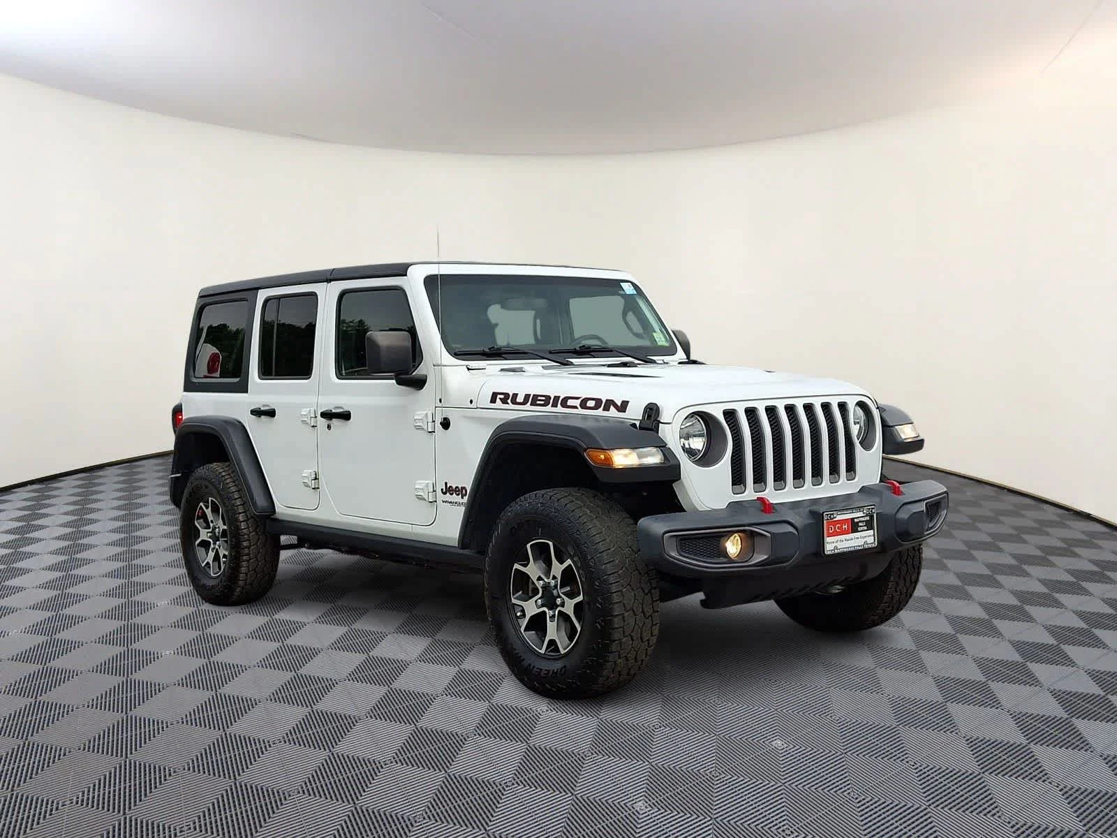 Used 2020 Bright White Clearcoat Jeep Rubicon image 4