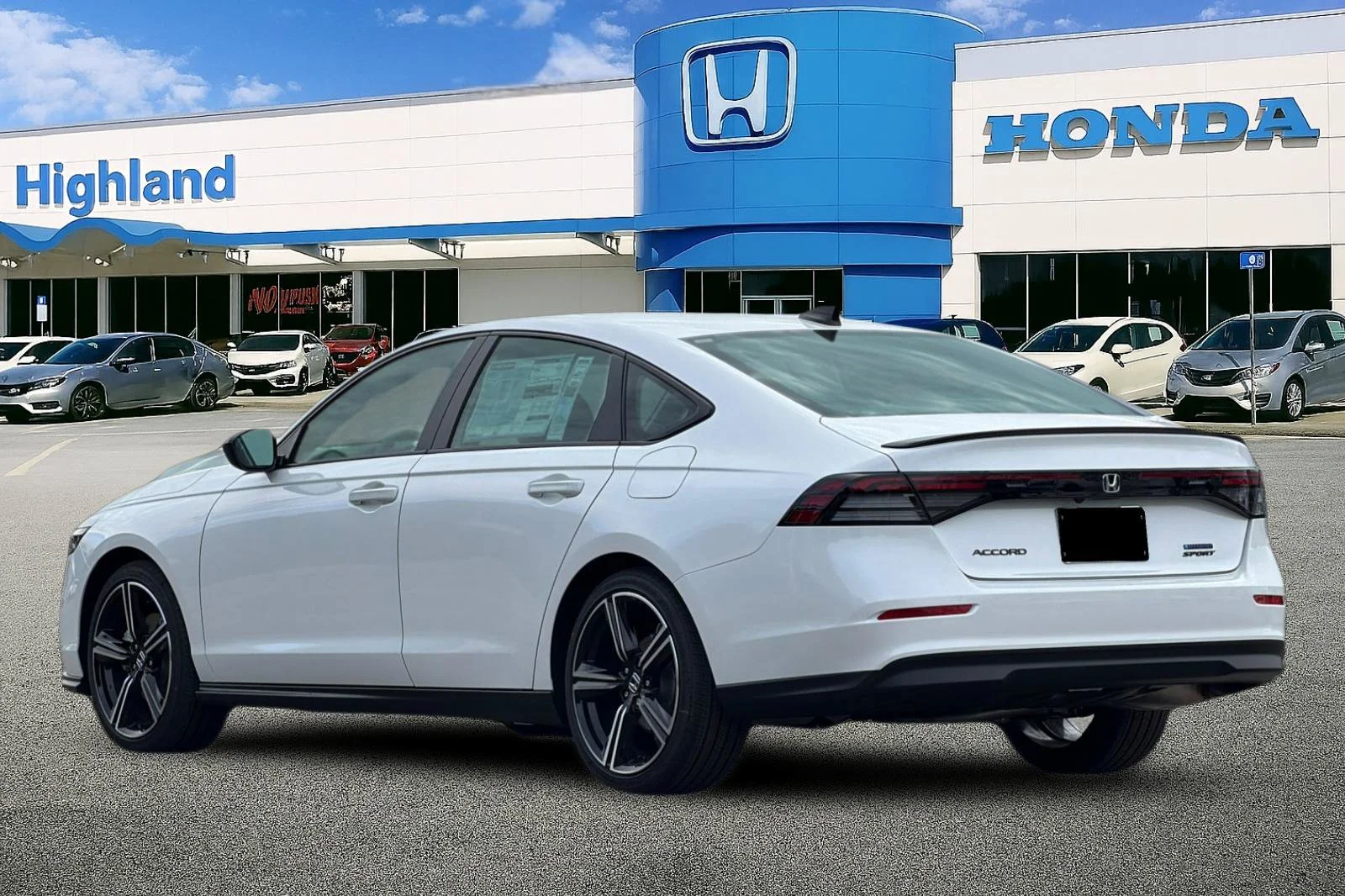 New 2026 Platinum White Pearl Honda Sport image 3