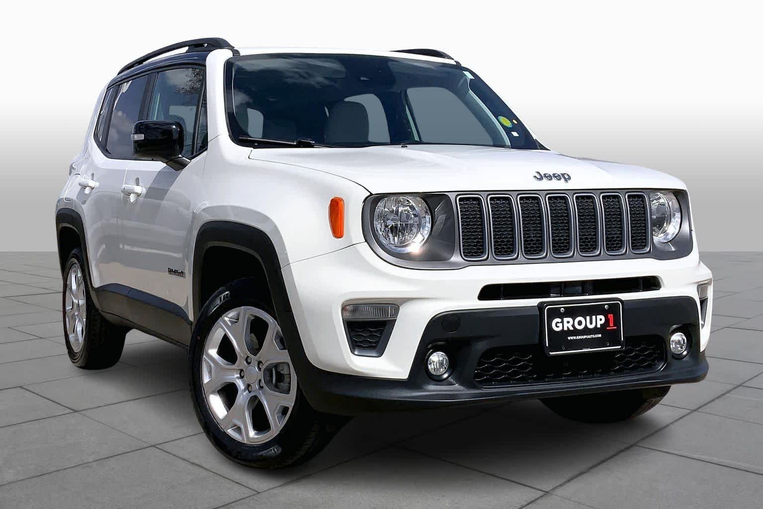 Used 2022 Alpine White Clearcoat Jeep Limited image 3