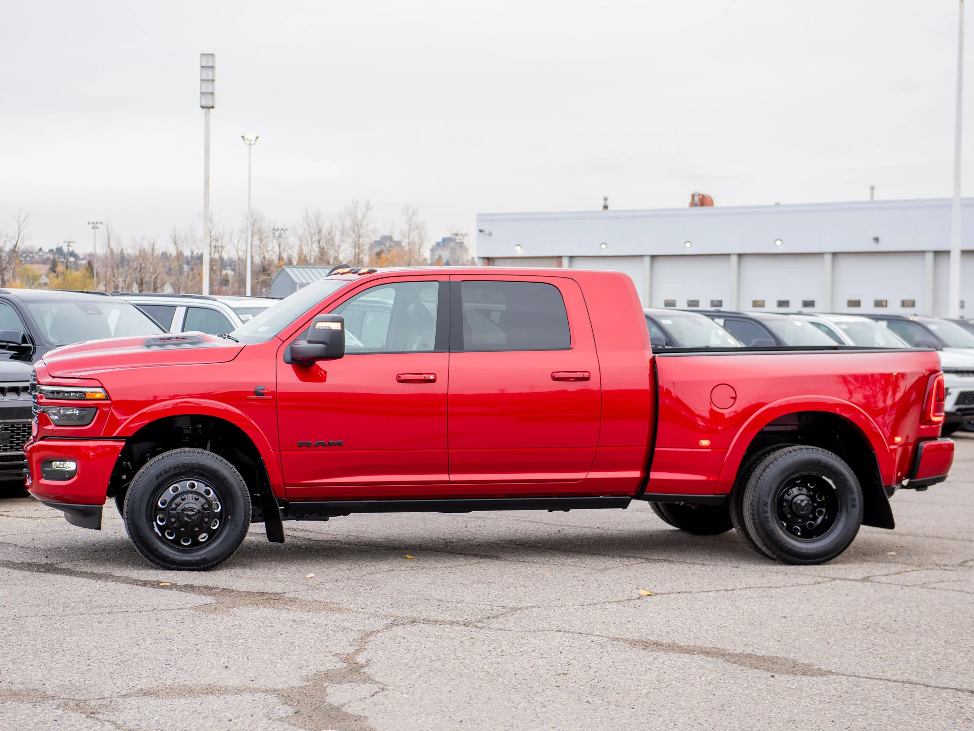 New 2027 Red RAM Limited Night* Mega Cab 4x4, Sunroof, Passenger Screen, Harman/Kardon image 4