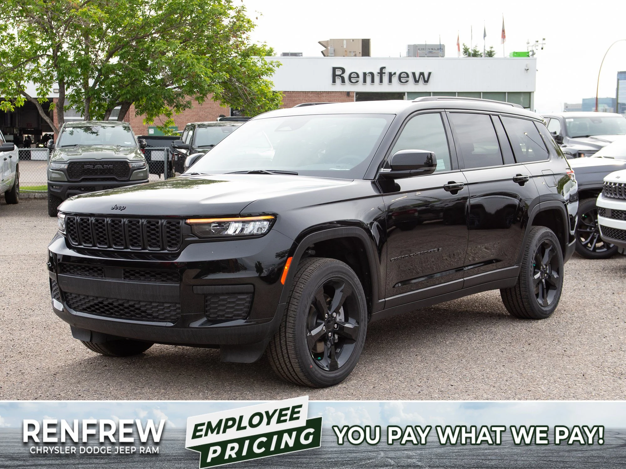 New 2025 Black Jeep Altitude* 4x4, Sunroof, Remote Start, Heated Seats image 1