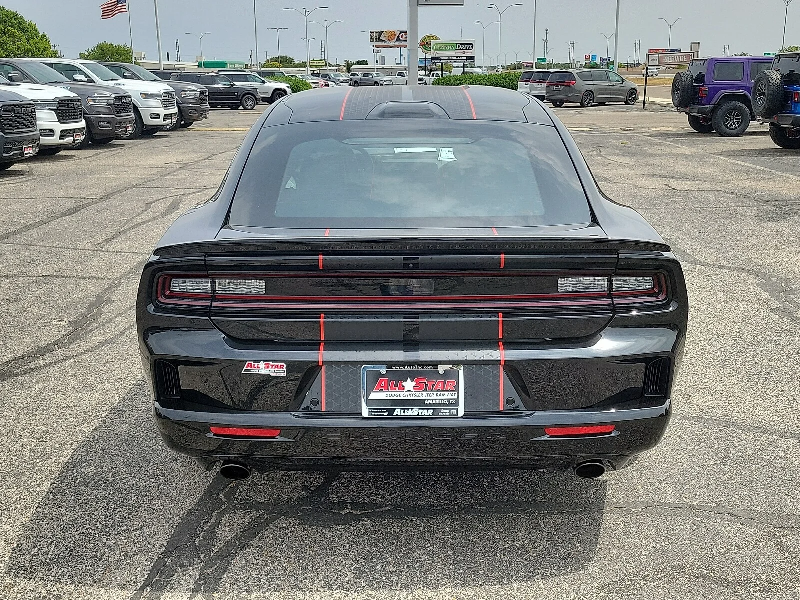New 2026 Diamond Black Crystal Pearlcoat Dodge SCAT PACK 4-DOOR AWD image 4