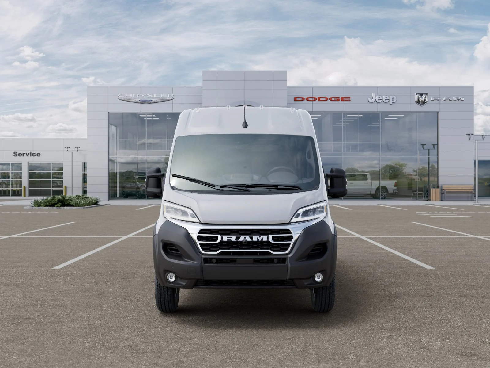 New 2026 Bright White Clear-Coat Exterior Paint RAM High Roof image 33