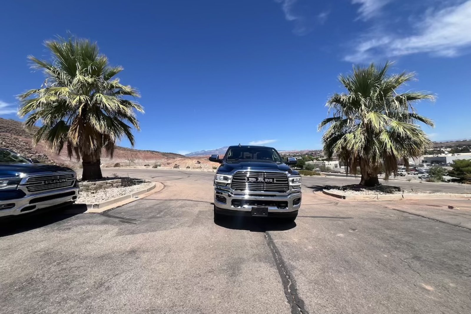Used 2021 Patriot Blue Pearlcoat Ram Laramie image 8