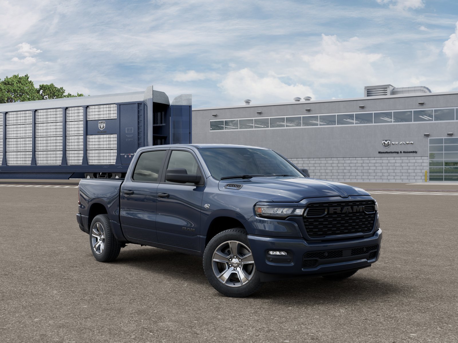 New 2026 Forged Blue Metallic Exterior Paint RAM  image 3