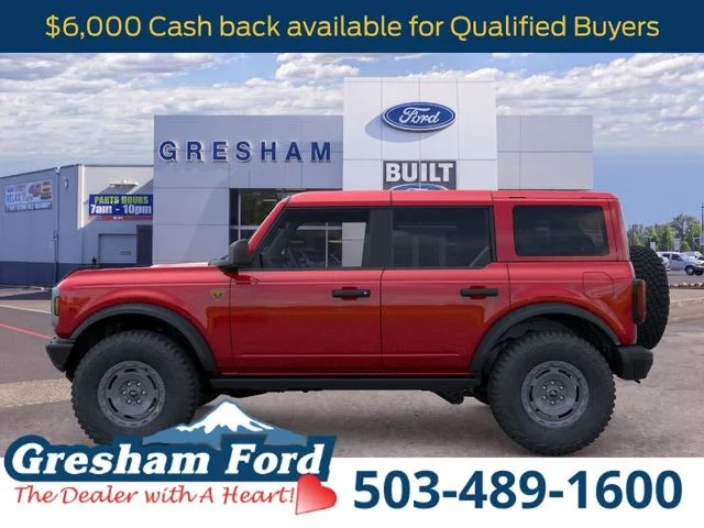 New 2025 Ruby Red Metallic Tinted Clearcoat Ford Badlands image 3