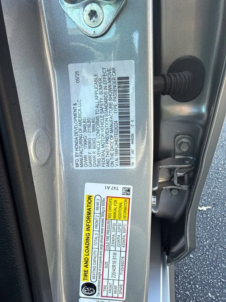 Used 2026 Solar Silver Metallic Honda FWD Sport image 22