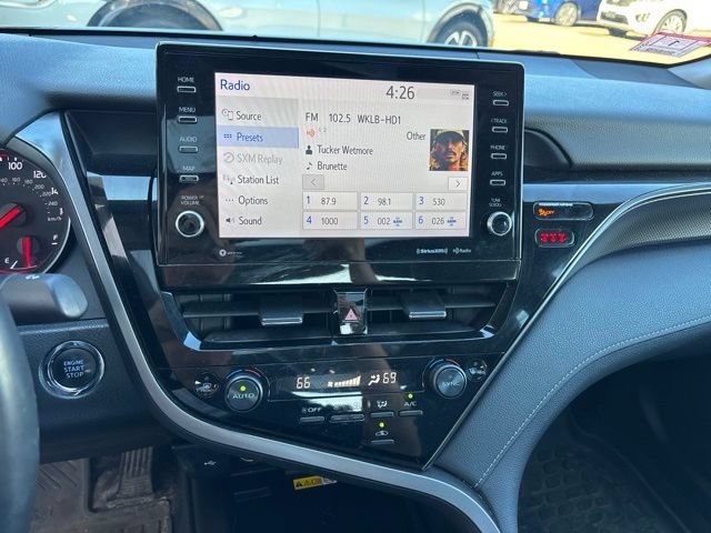 Used 2022 Midnight Black Metallic Toyota XSE image 19