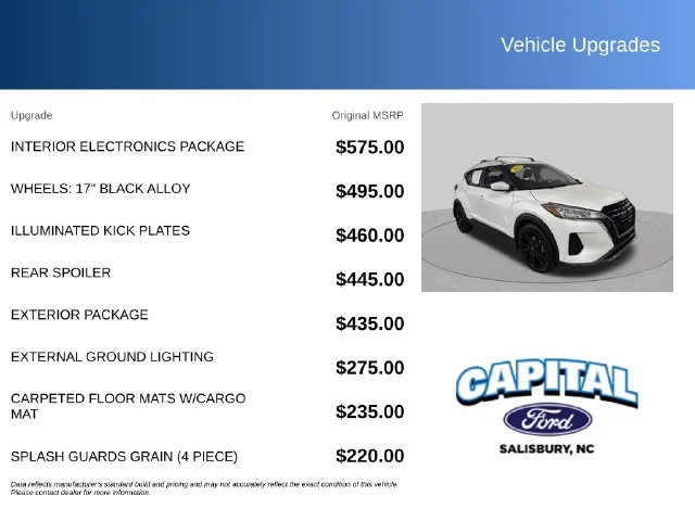 Used 2023 White Nissan SV image 2