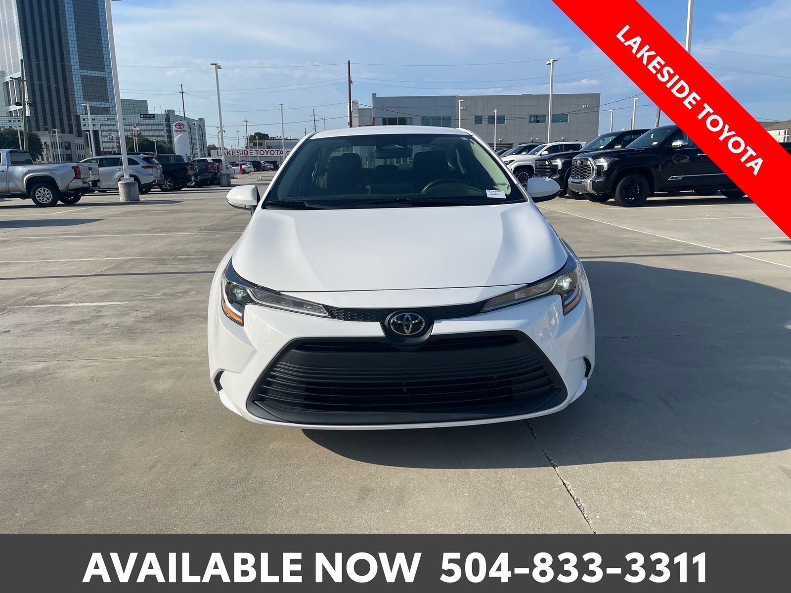 Used 2023 White Toyota LE image 8