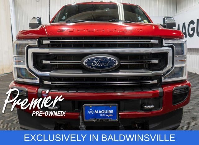 Used 2022 Red Metallic Ford Platinum image 3