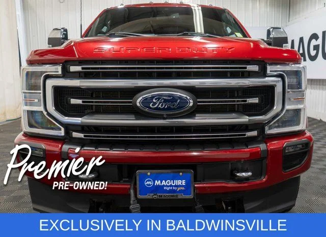 Used 2022 Red Ford Platinum image 3