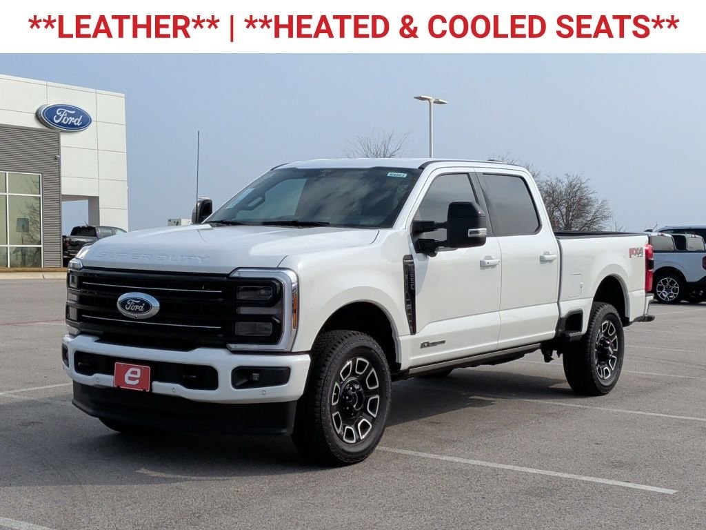New 2026 Star White Metallic Tri-Coat Ford F-250® Platinum® image 3