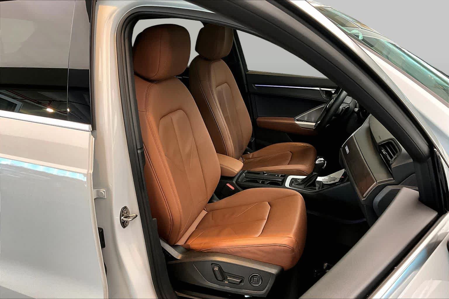 Used 2021 Glacier White Metallic Audi S line Premium Plus image 9