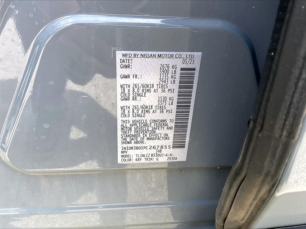 Used 2023 Solid Gray/Super Black Nissan Rock Creek image 33