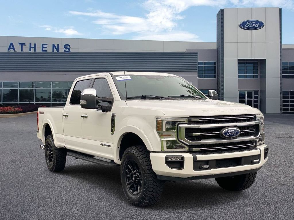 Certified Used 2022 Star White Ford Platinum image 1
