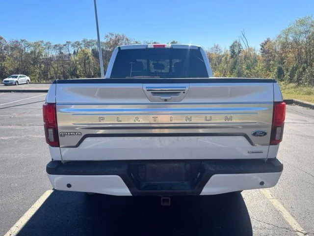 Used 2019 White Platinum Clearcoat Metallic Ford Platinum image 4