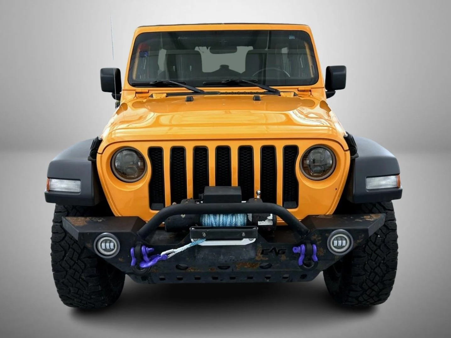 Used 2018 Orange Jeep Unlimited Sport S image 2