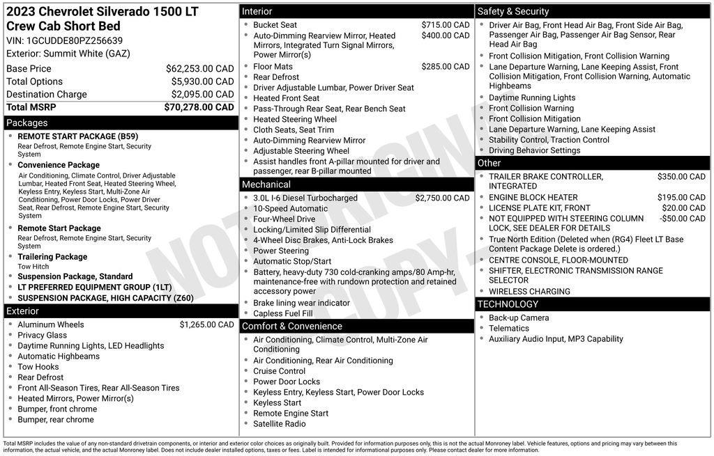 Used 2023 White Chevrolet LT image 30