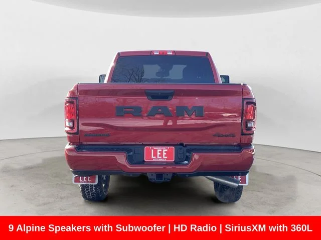 New 2026 Molten Red Ram BIG HORN CREW CAB 4X4 6