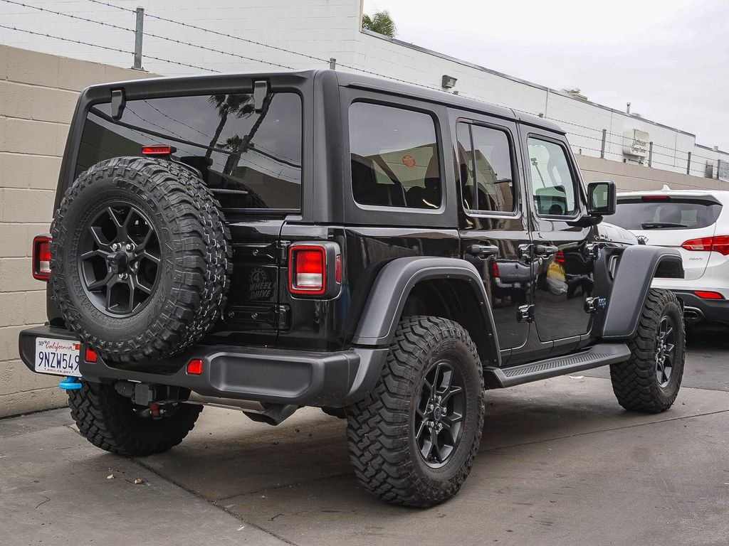 Used 2024 Black Jeep Willys 4xe image 6