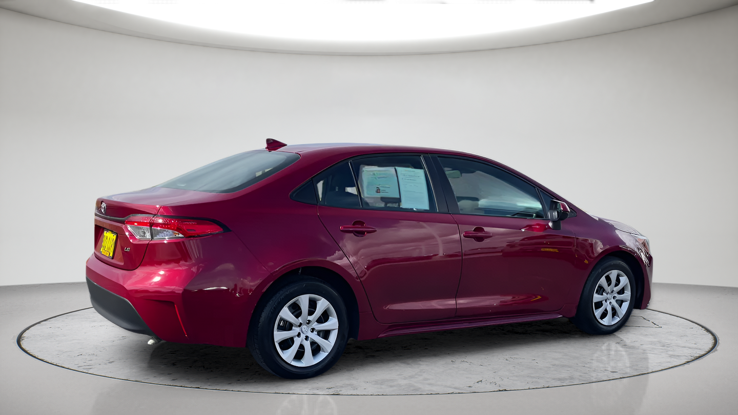 Certified Used 2025 Red Toyota LE image 4