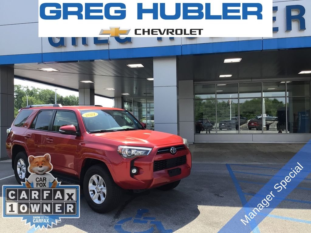 Used 2021 Red Toyota SR5 Premium image 1