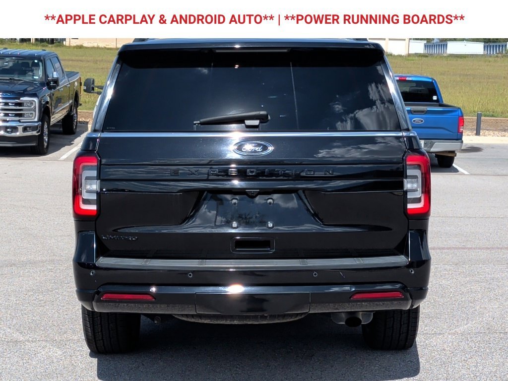 Used 2022 Agate Black Metallic Ford Limited image 7