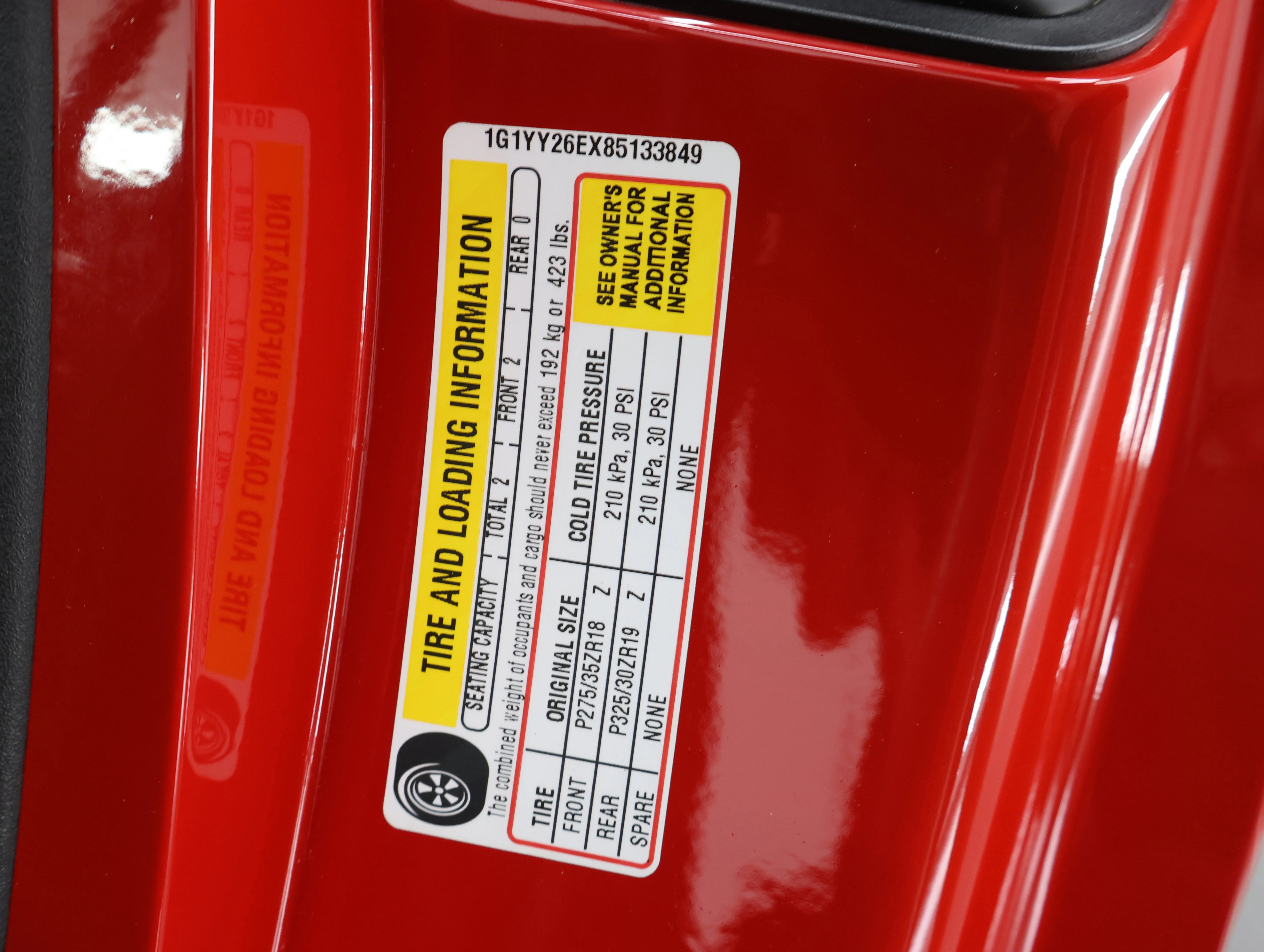 Used 2008 Victory Red Chevrolet Z06 image 43