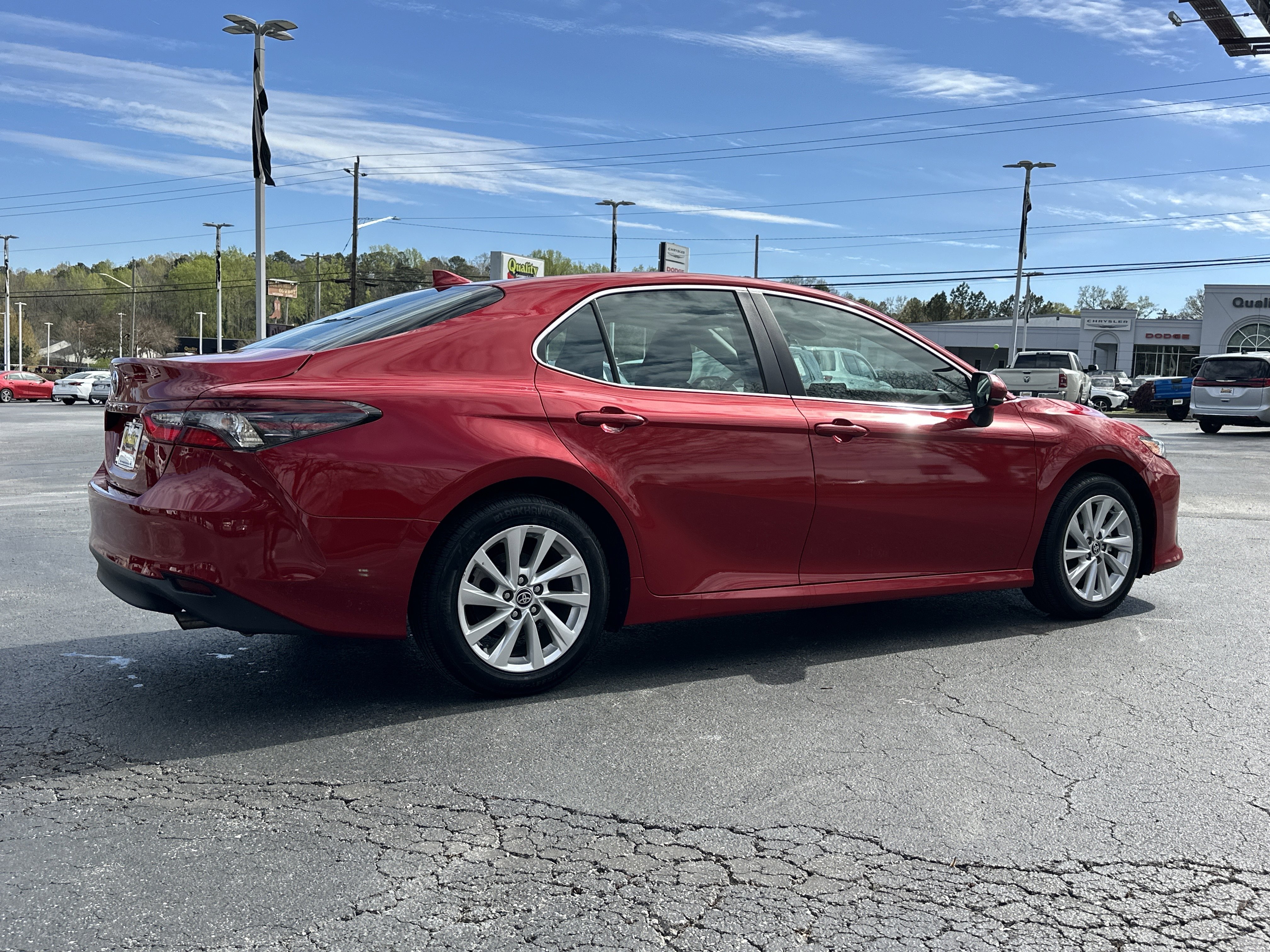 Used 2024 Red Toyota LE image 8