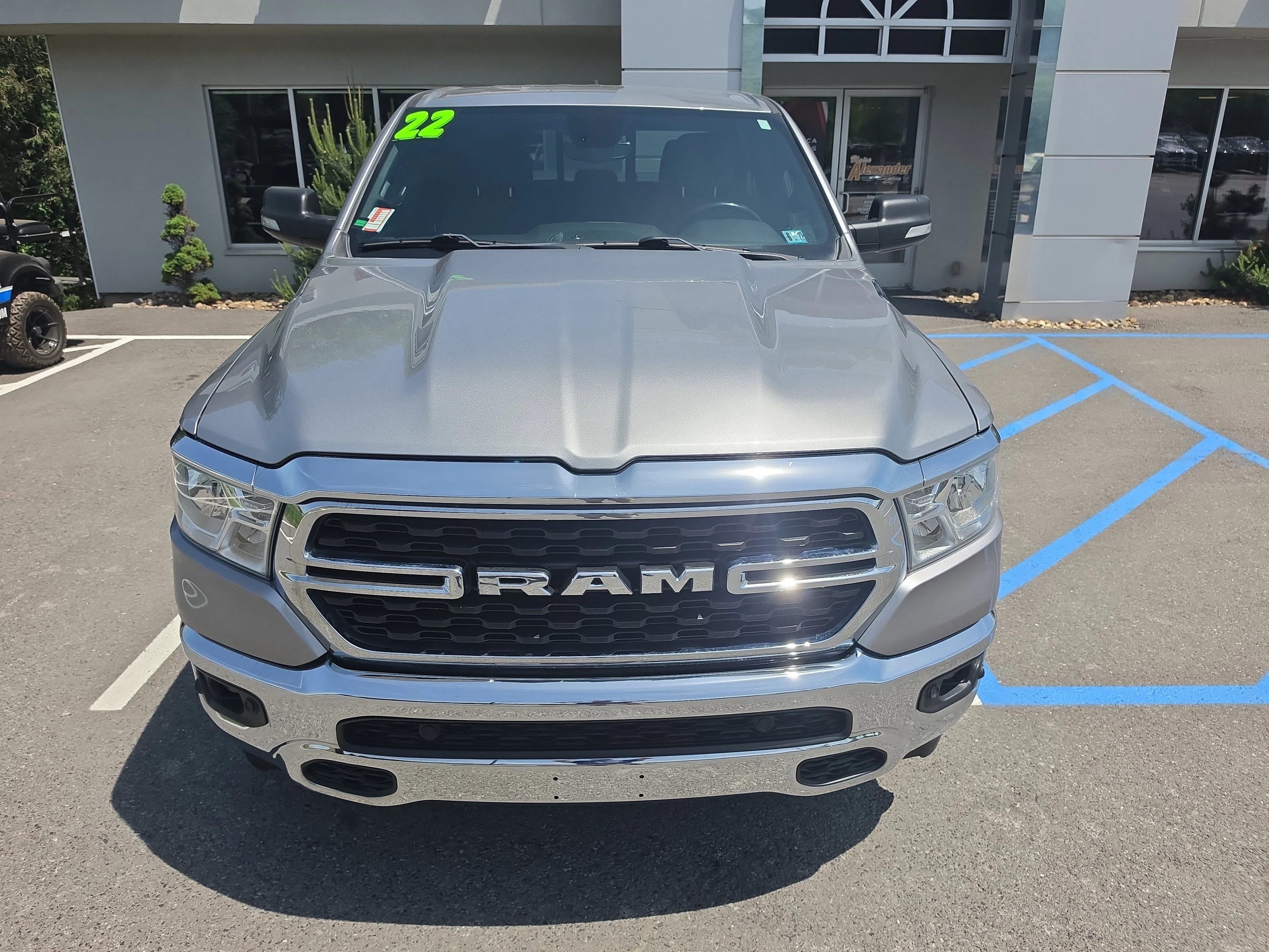 Used 2022 Billet Silver Metallic Clearcoat Ram Big Horn image 9