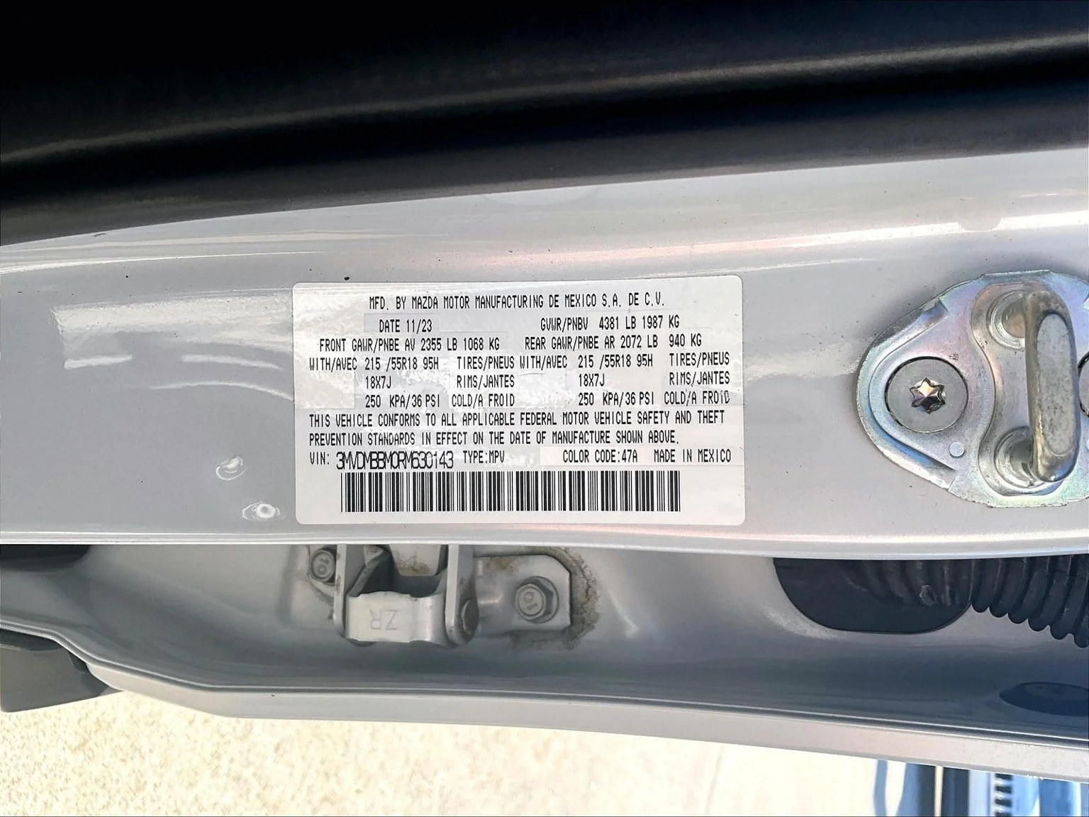 Used 2024 White Mazda 2.5 S Select Sport image 34