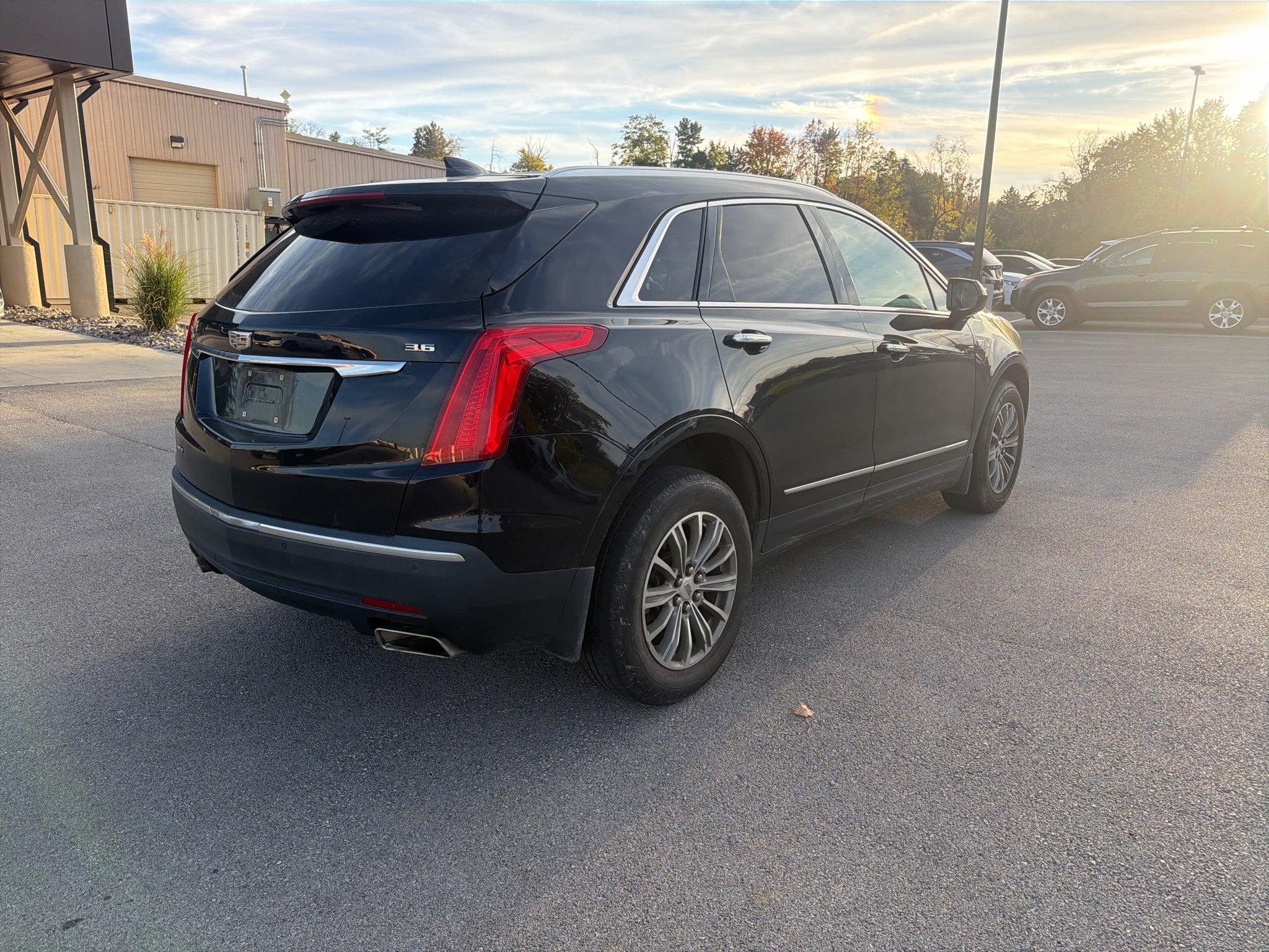 Used 2017 Stellar Black Metallic Cadillac Luxury AWD image 3