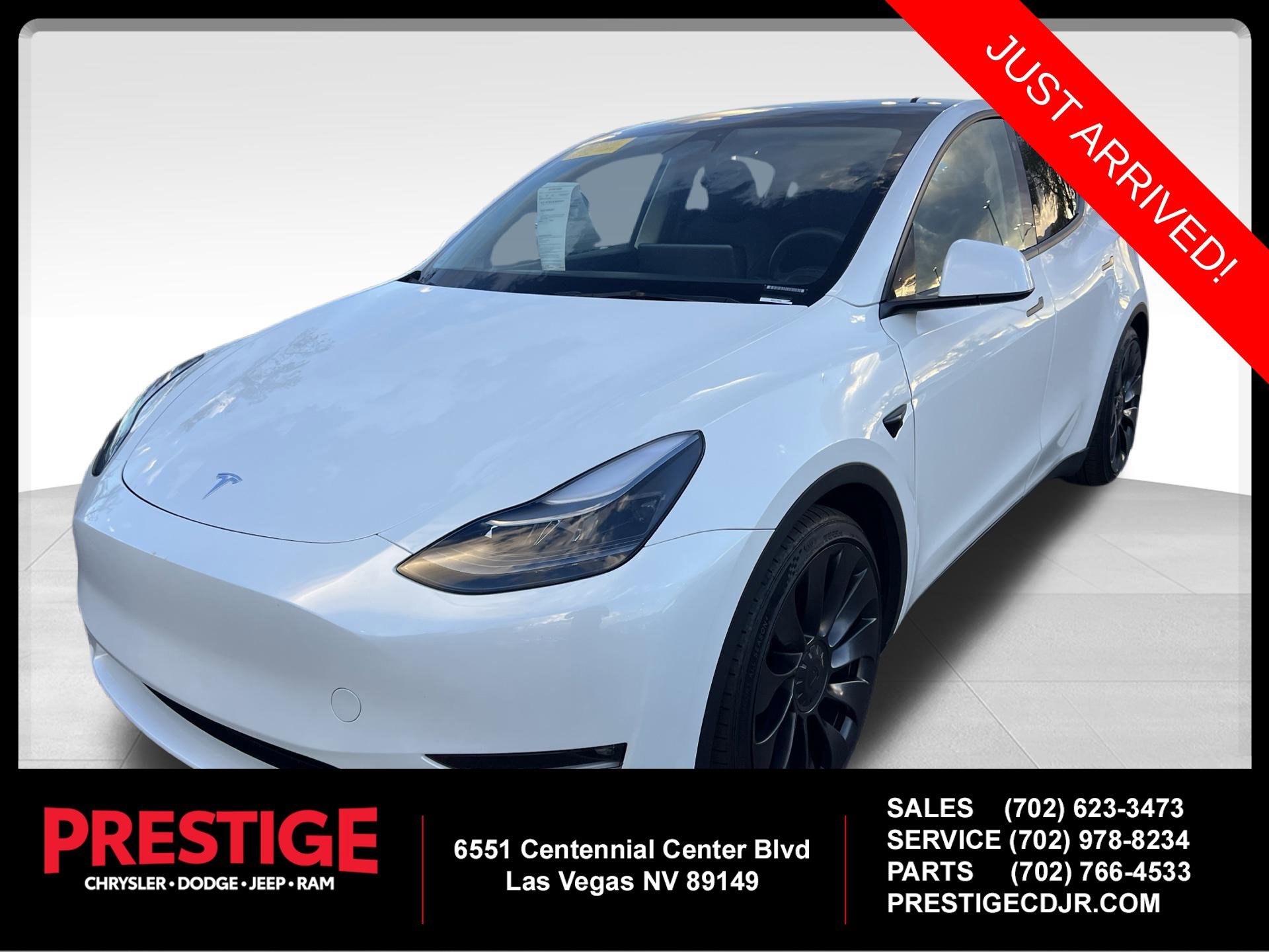 Used 2023 White Tesla Performance image 1