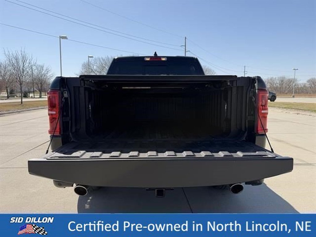 Used 2025 Diamond Black Crystal Pearl Coat Ram Limited Longhorn image 11