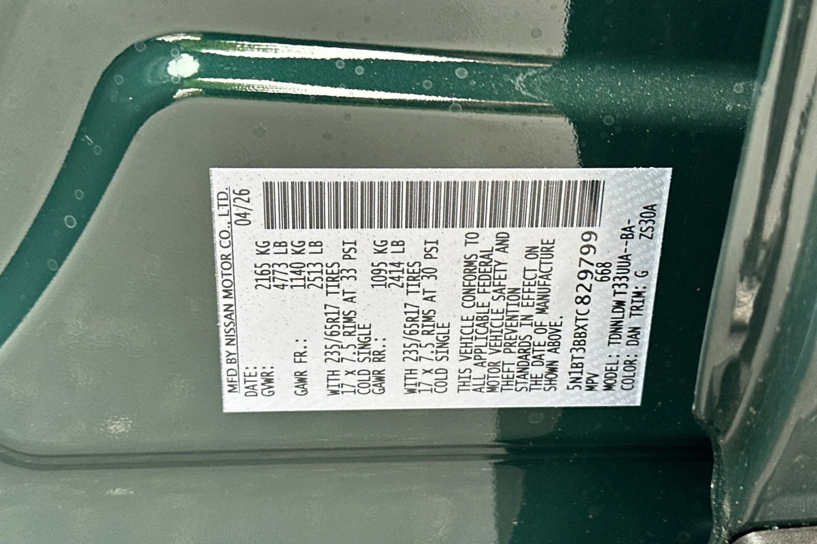 New 2026 Obsidian Green Nissan Rock Creek image 27