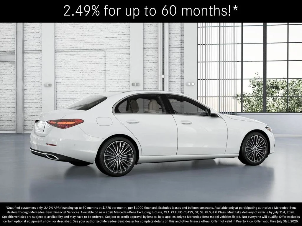 New 2026 Polar White Mercedes-Benz C 300 image 19