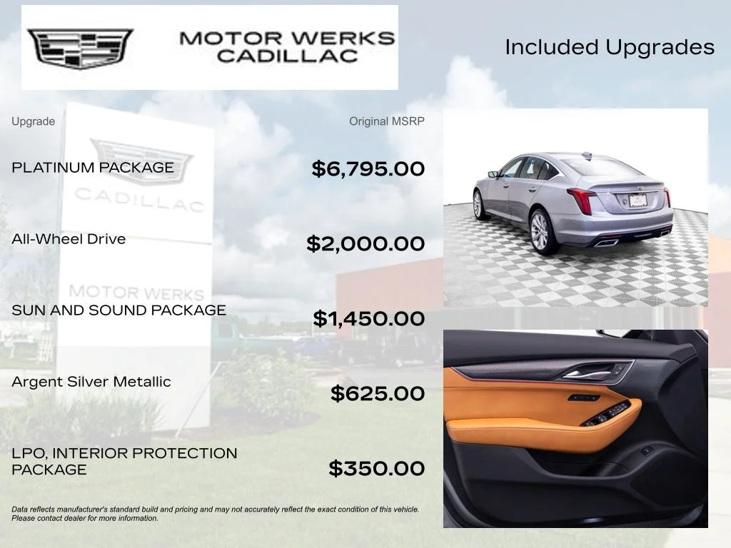 Used 2026 Silver Cadillac Premium Luxury image 4