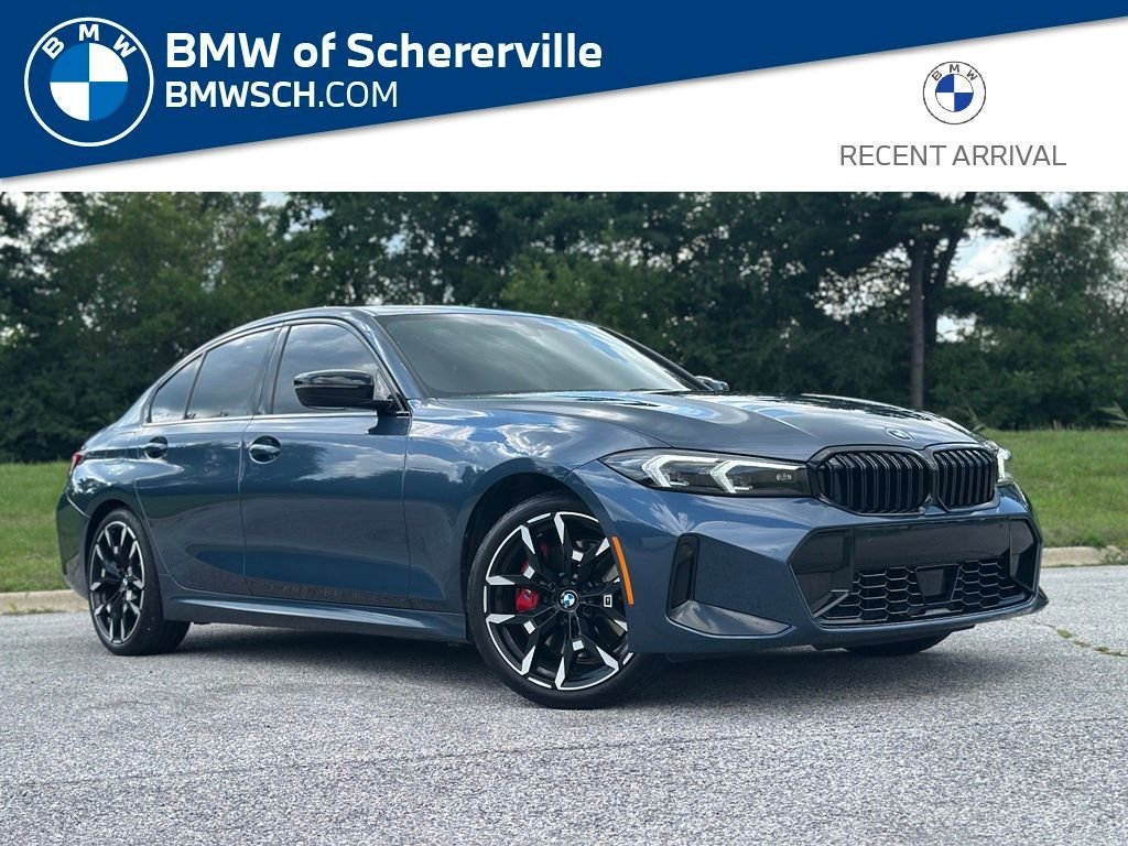 Used 2025 Blue BMW 330i xDrive image 1