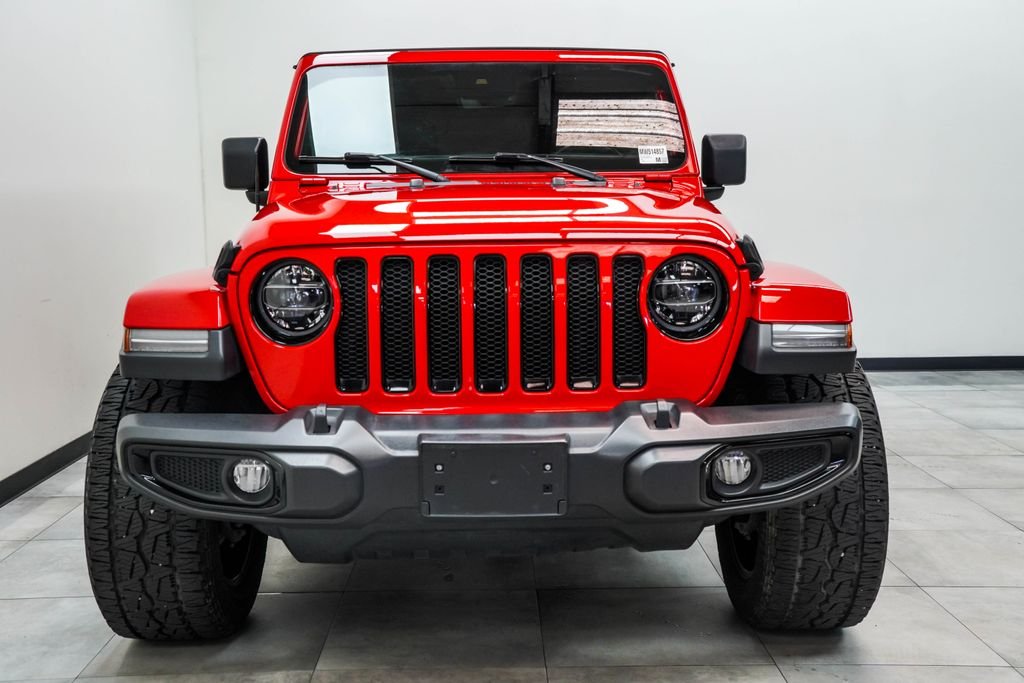 Used 2021 Red Jeep Unlimited Sahara Altitude image 6