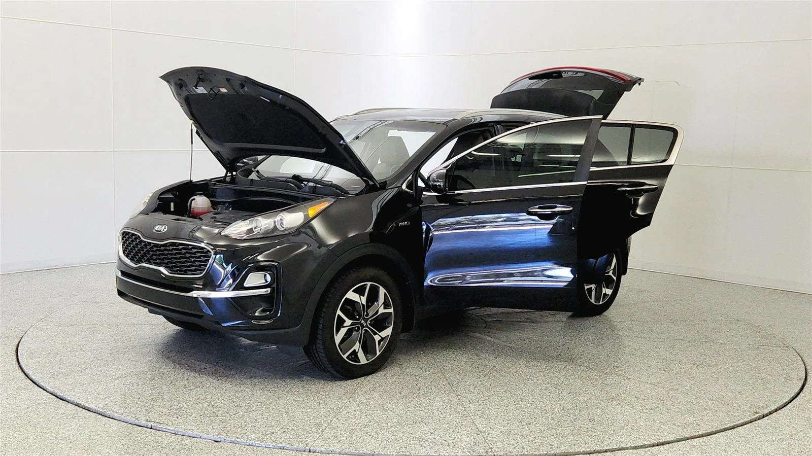 Used 2021 Black Cherry Kia EX image 10