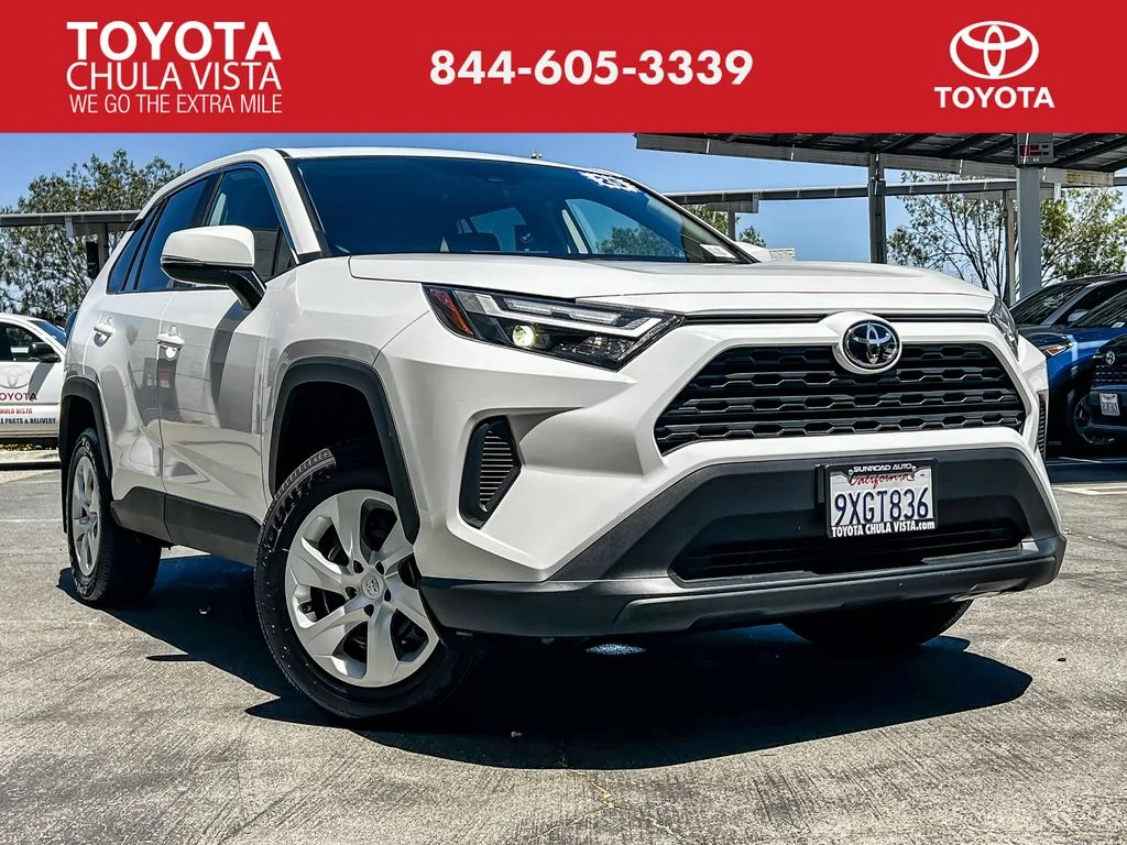 Certified Used 2025 White Toyota LE image 1