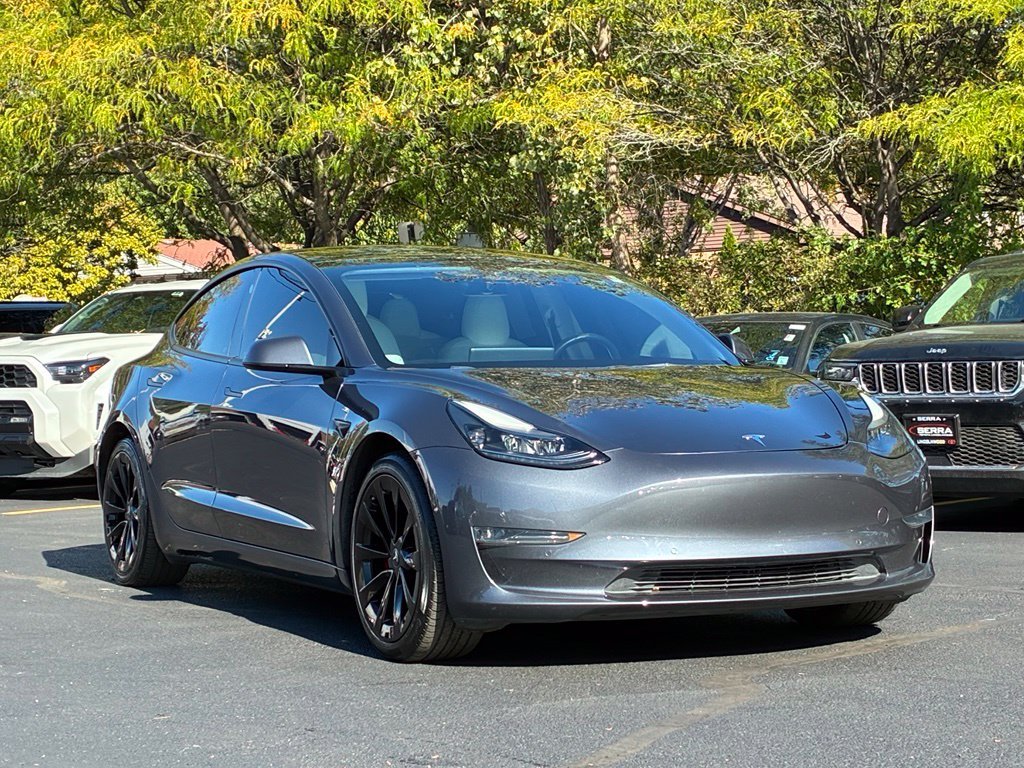 Used 2022 Gray Tesla Long Range image 3