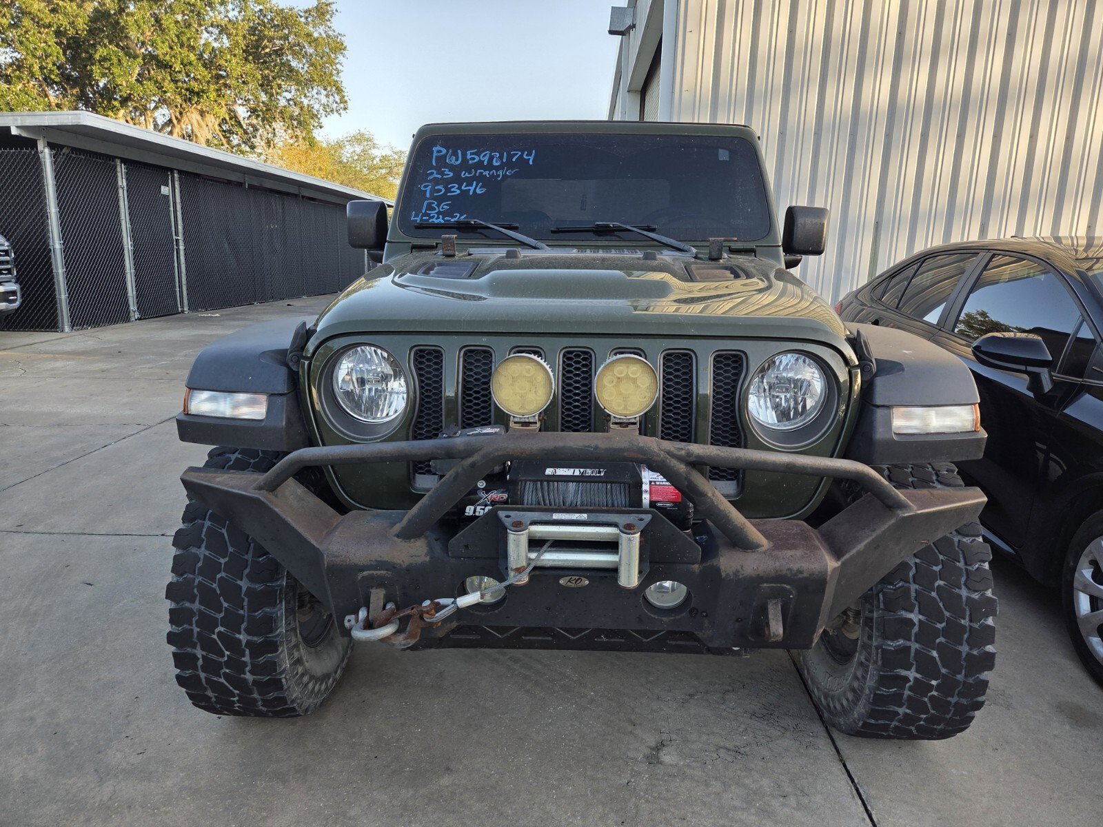 Used 2023 Sarge Green Clearcoat Jeep Rubicon image 1