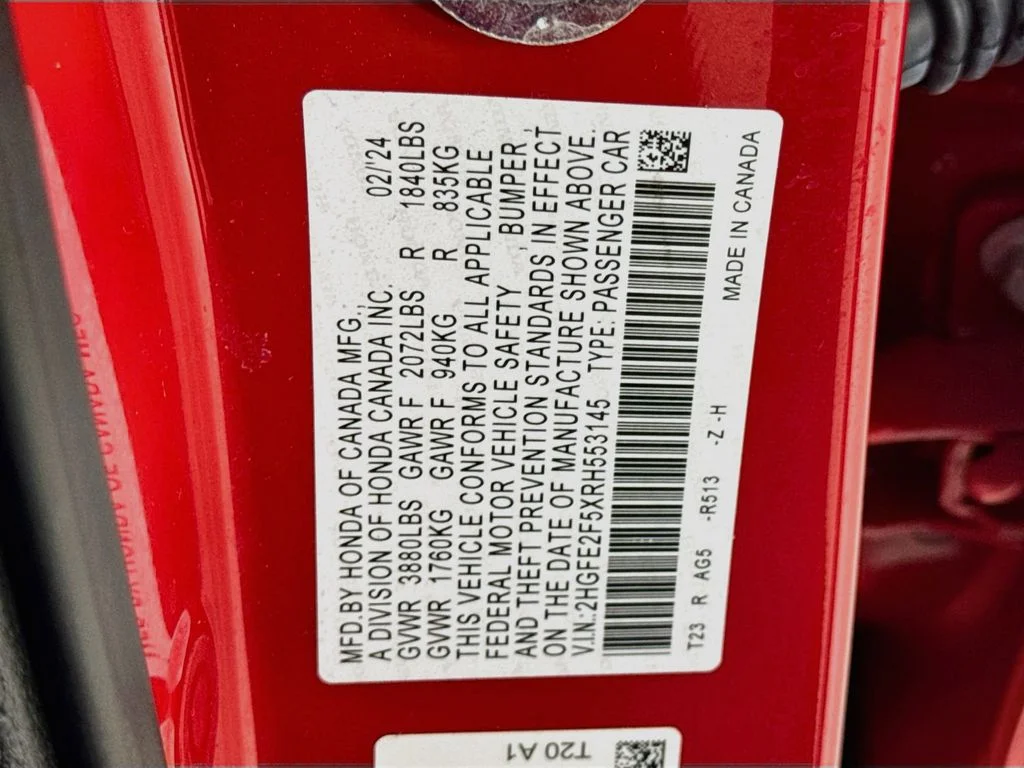 Certified Used 2024 Red Honda Sport image 40