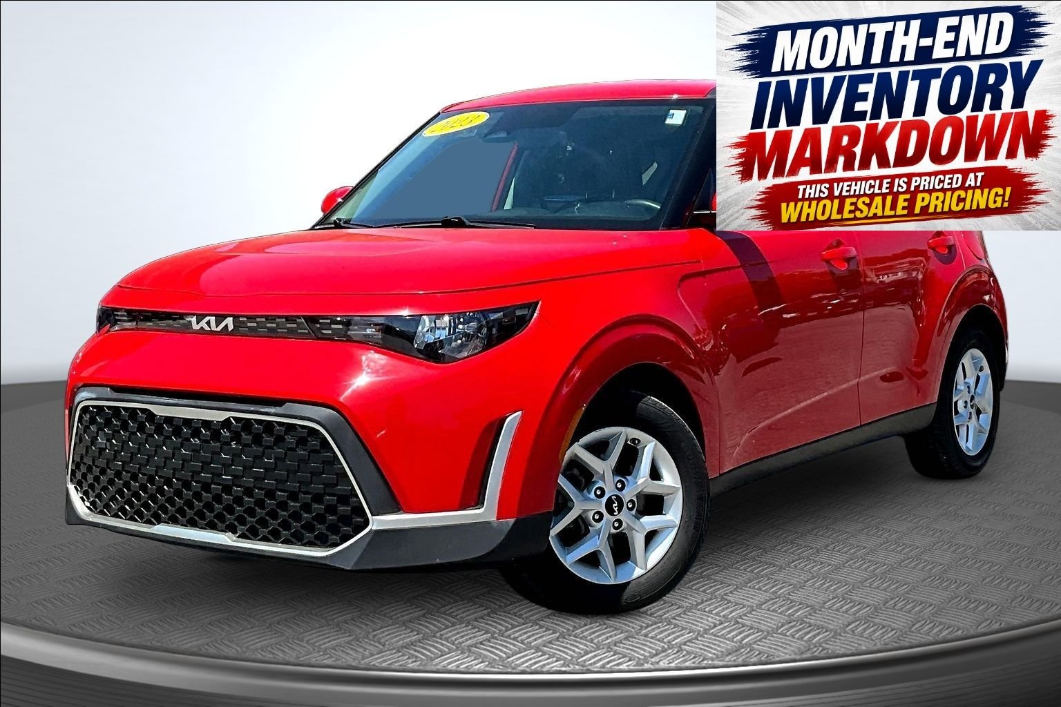 Used 2023 Red Kia LX image 1