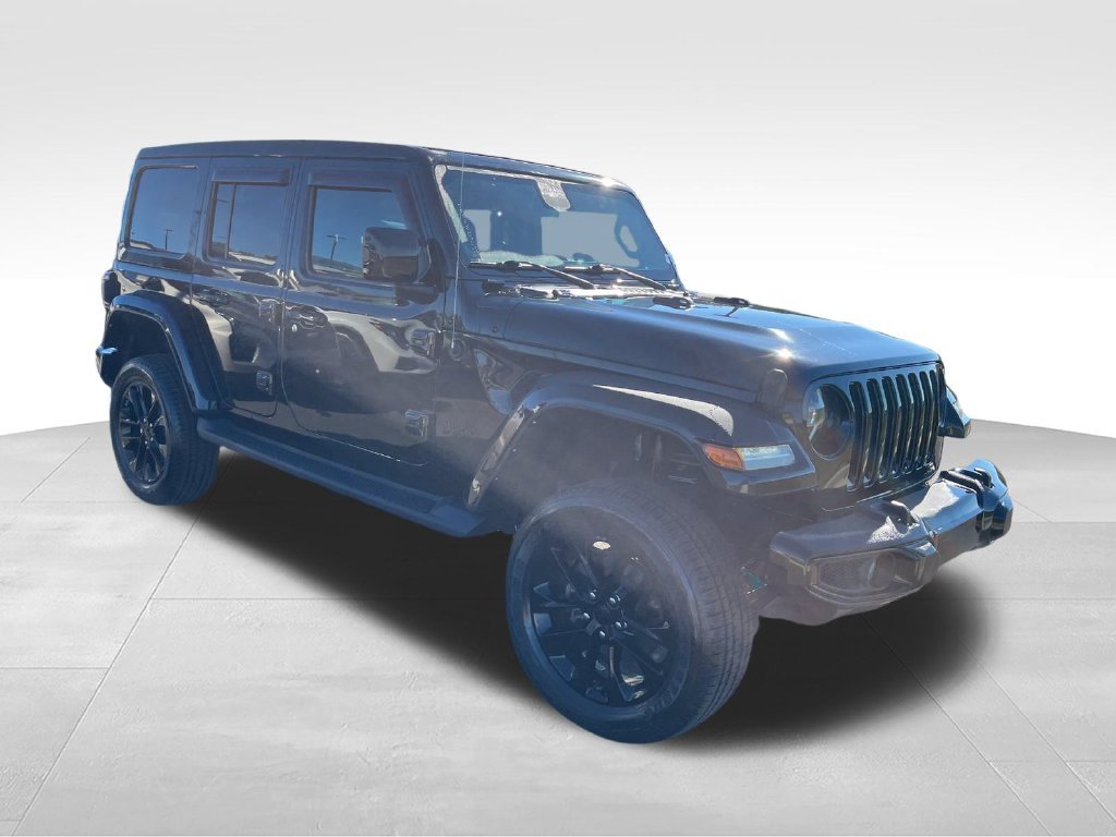 Used 2021 Black Jeep Unlimited Sahara High Altitude image 7