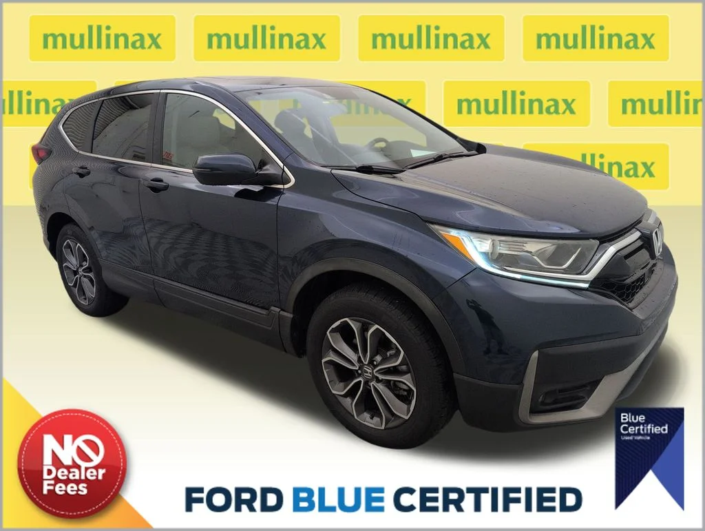 Certified Used 2020 Blue Honda EX-L image 1